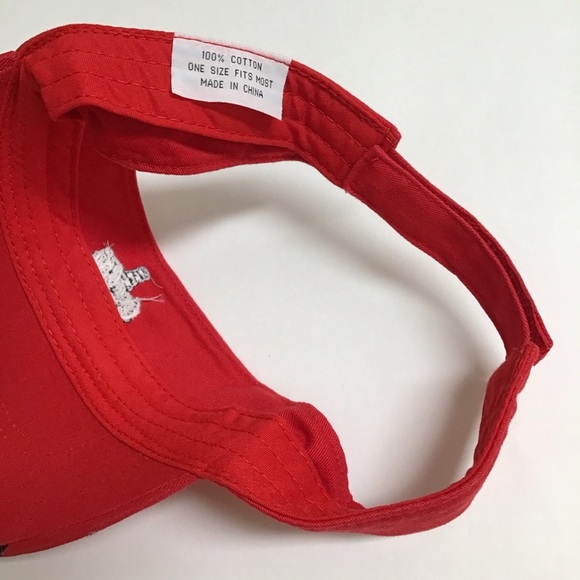 Coca Cola Racing Visor Cap Checkered Coke Bottle Hat NASCAR Strap Adjusts Cotton - Picture 9 of 9